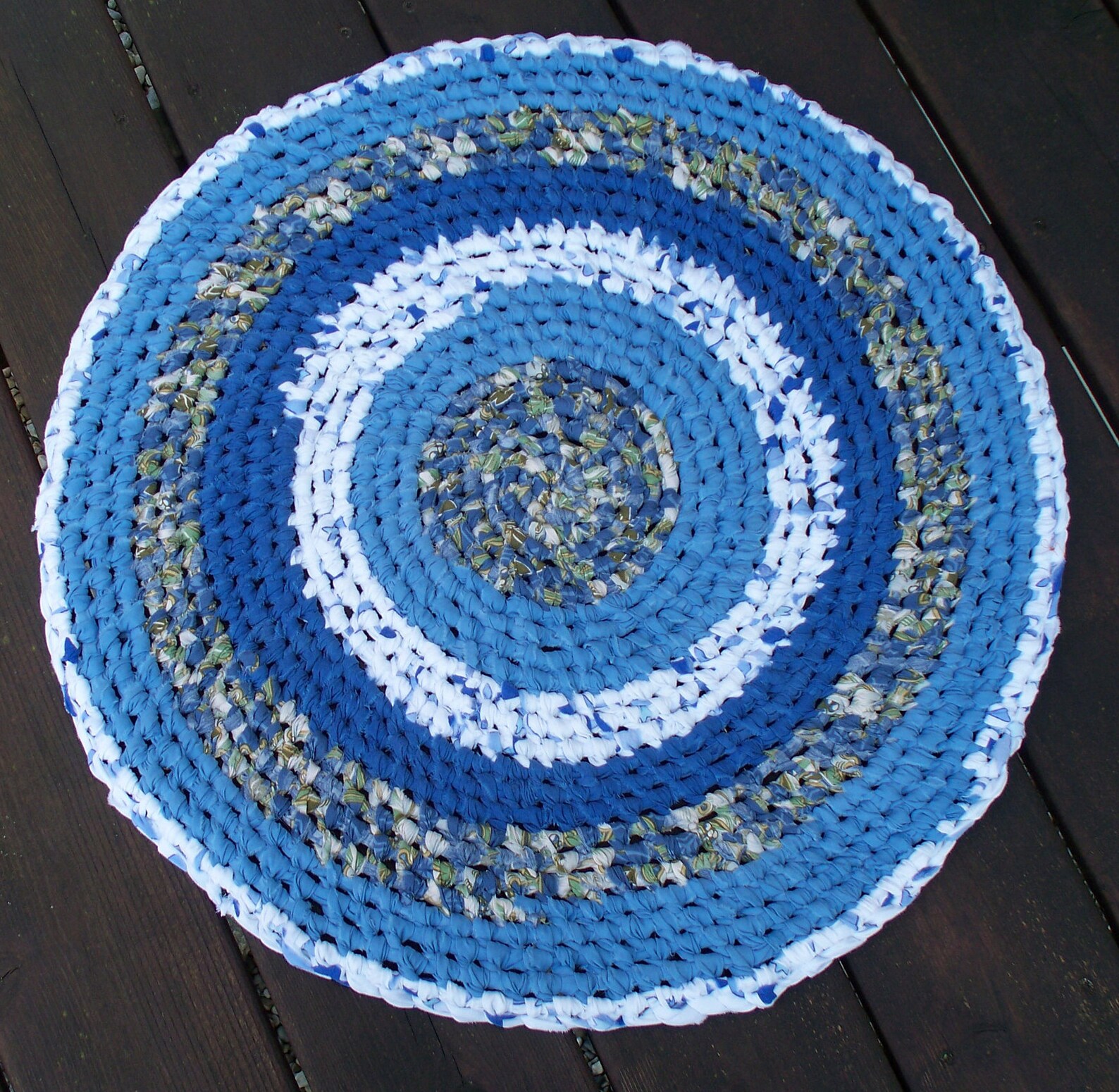 Made to Order Round or Oval Rag Rug Amish Knotted Accent Rug Etsy