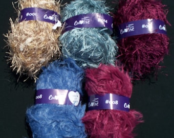 Creative Eyelash Yarn: Fuzzy Novelty Yarn - 55 Yards