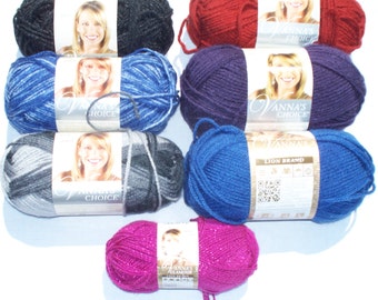 Vanna's Choice Yarn: Acrylic Medium Weight Skein, Various Colors