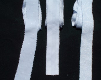 Pre-Torn Skinny Fabric Strips: 20+ Yards for Rag Rugs