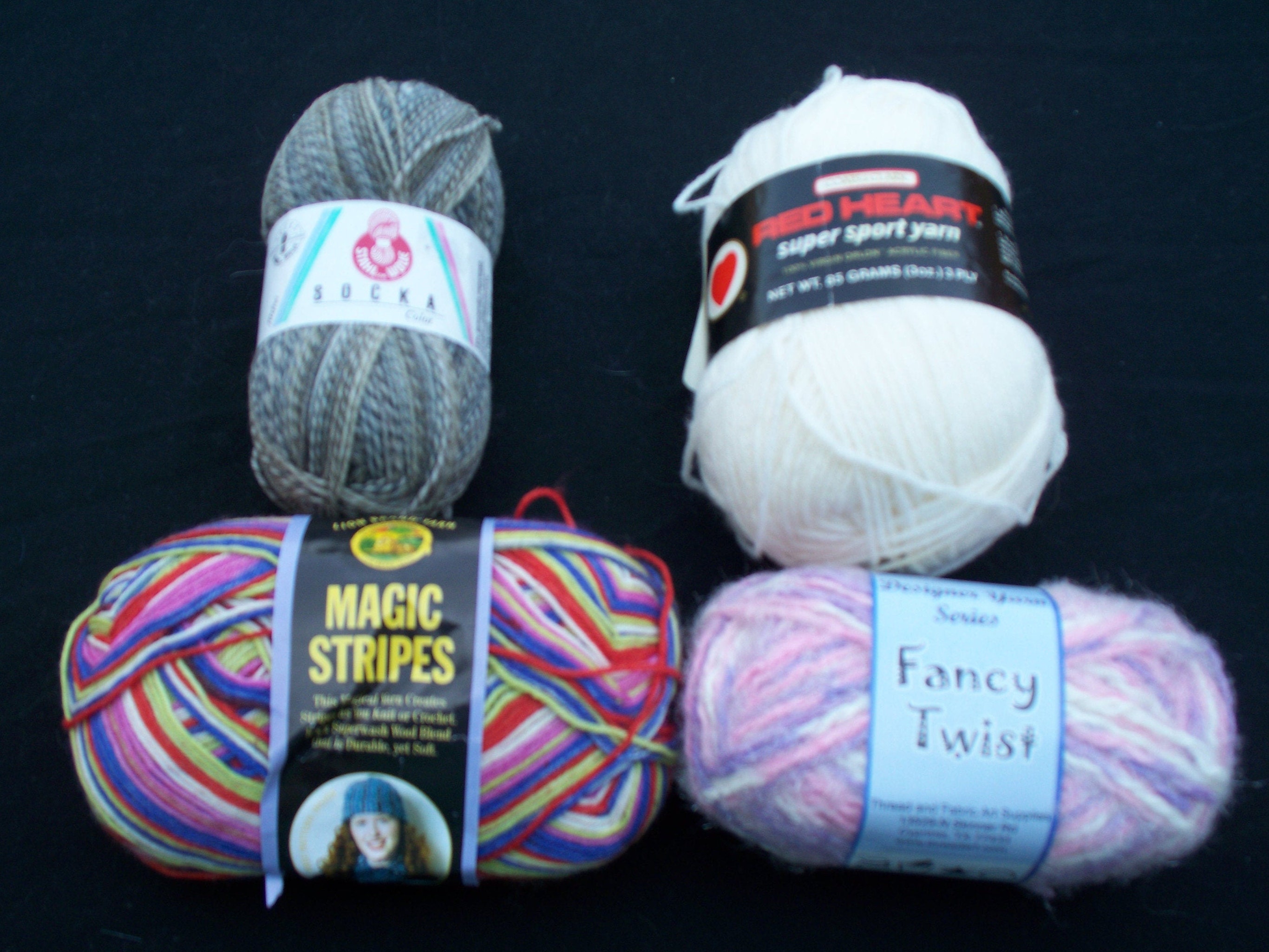 Lion Brand Magic Stripes Yarn Thread Fancy Twist Stahl Wolle - Etsy