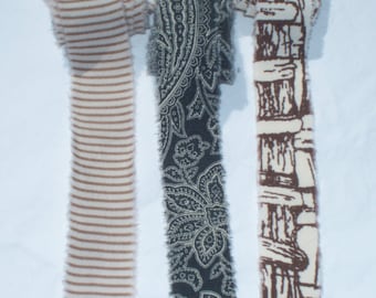 Upcycled Fabric Strips for Rag Rugs, Amish Knotting, Braiding