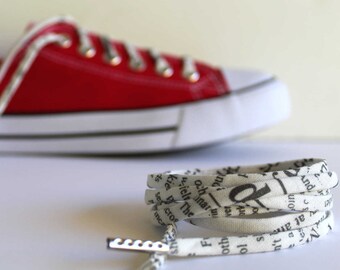 Pink Ribbon Cancer Awareness Fat Shoe Laces 45/" in inches Skater White /& Pink