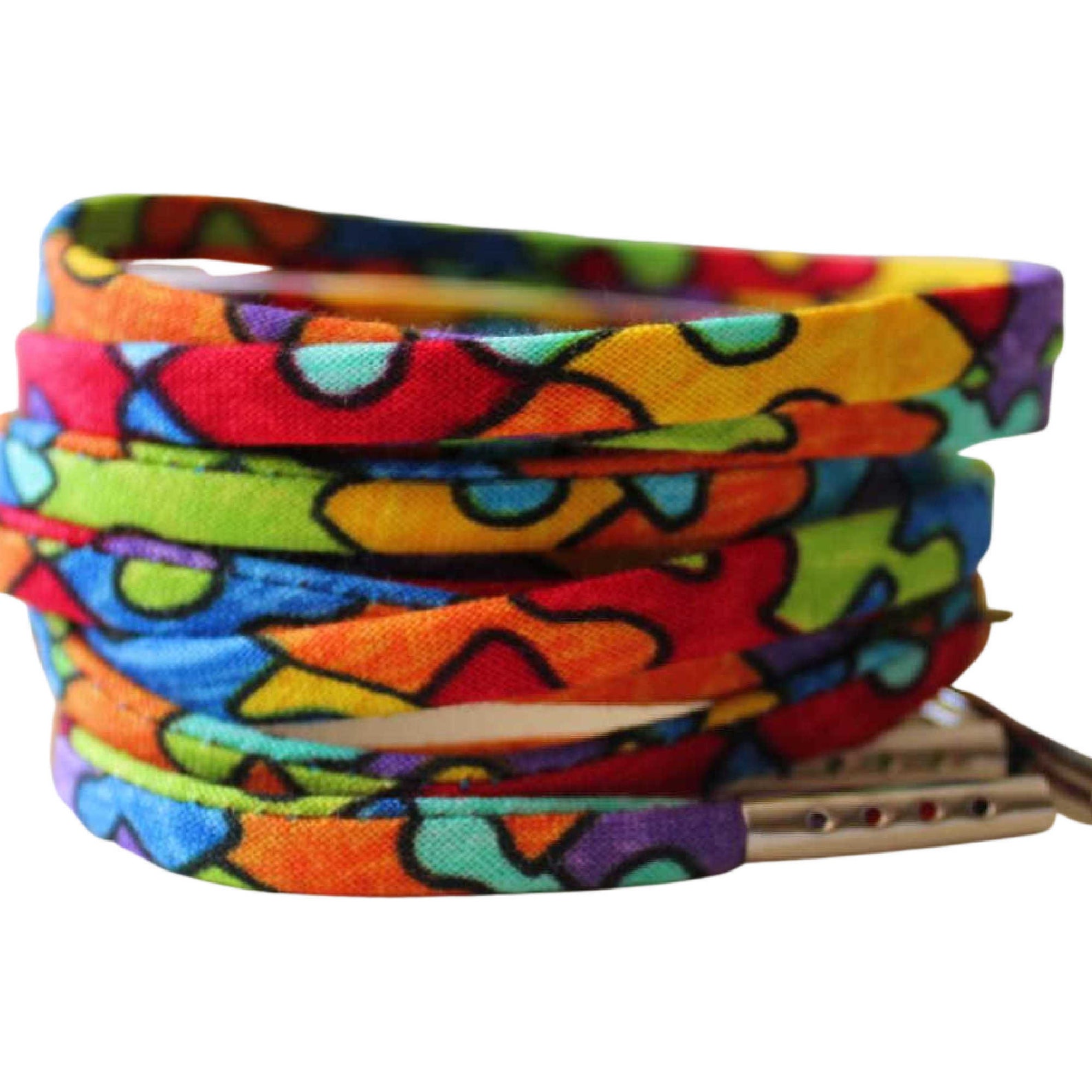 Jigsaw Puzzle Shoelaces Autism Awareness Metal Tipped Shoe Laces Great for Converse and Vans Etsy