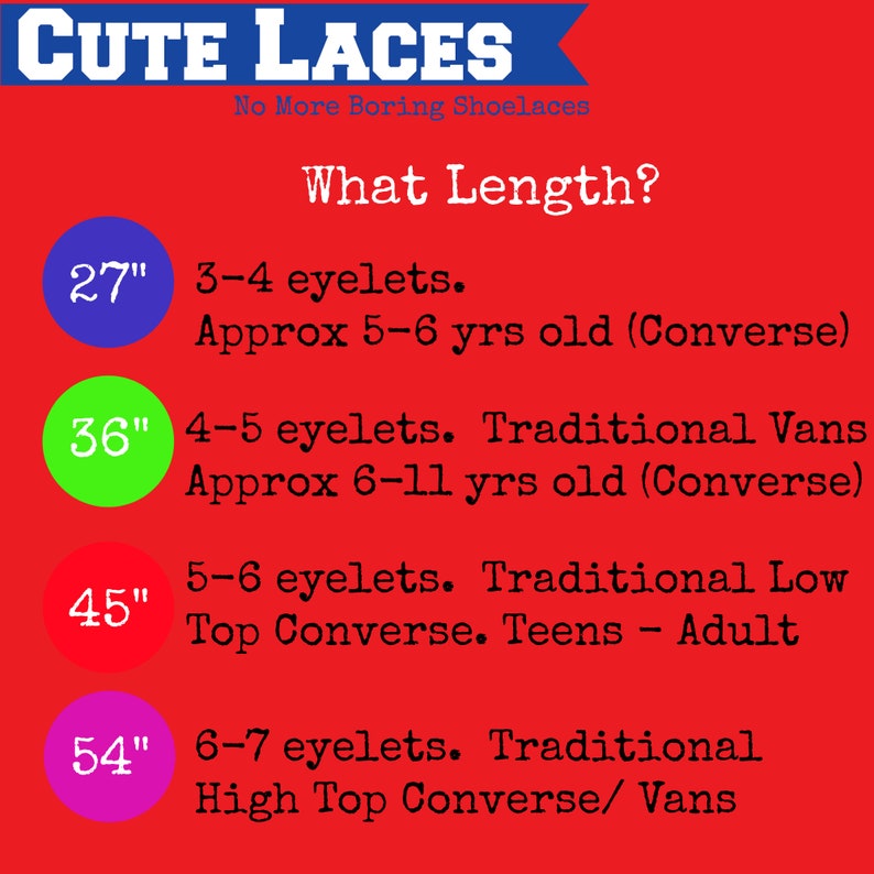 converse shoelace length