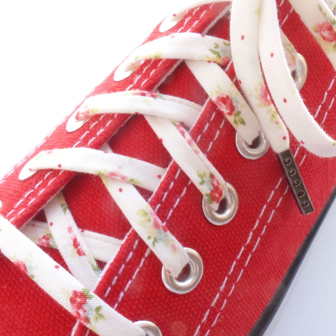 black and white polka dot shoelaces