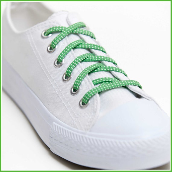 green laces shoes