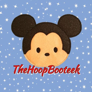 Zauber-Mäusejunge Feltie. Stickdatei, Stickdatei ITH Projekt In the Hoop. Verzierung. mickey tsum tsum tsum Minnie Pluto
