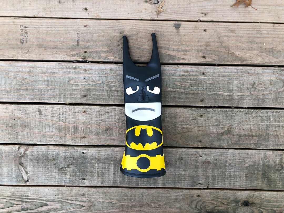 Batman Inspired Golf Headcover Etsy