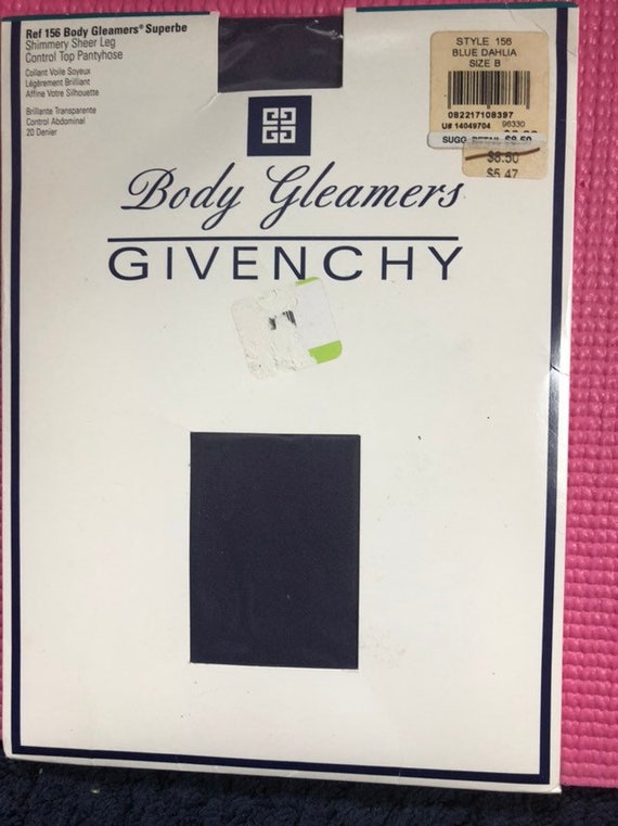 Vintage Givenchy Hosiery Body Gleamers Pantyhose B