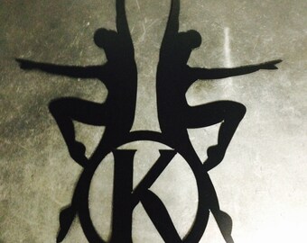 Metal Monogram "Dance" Sign 15 x 12.5