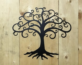12" Metal Beautiful New Life Tree, Tree Of Life