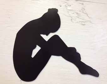 Metal Ballerina Silhouette 12" x 10.5"