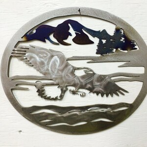 mountain peak eagle frame