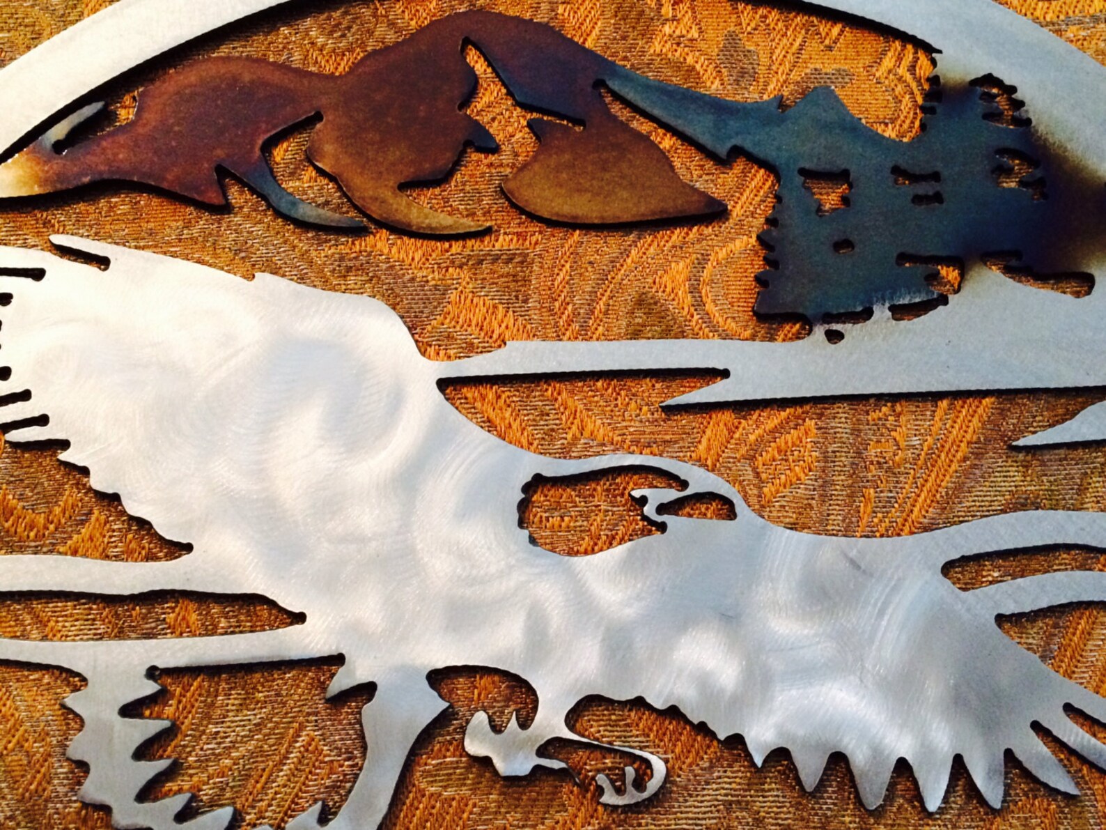 mountain peak eagle frame