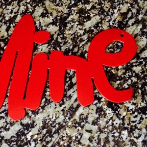 Metal Be Mine Sign 15 x 3 image 3