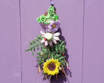 Ostara Broomstick, Miniature Egg Broom, Witches Birch Besom, Spring Home Decor, Wiccan Decoration, Witch Vernal Equinox, Pagan Eostre Altar