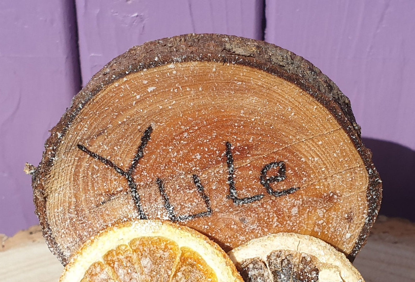 Orange Yule Decor Yuletide Decoration Midwinter Home Berry Etsy UK