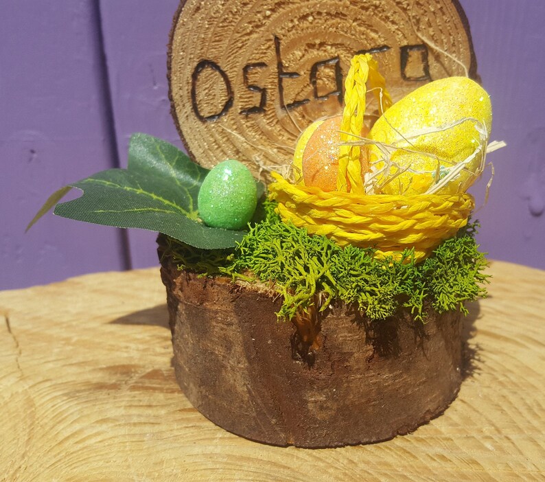Yellow Ostara Basket Pagan Easter Altar Foam Spring Eggs Etsy UK