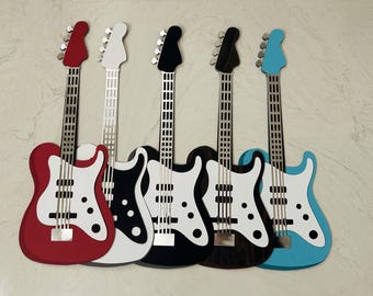 Electric Guitar Gift Card Holder: Rock Music Party Favor