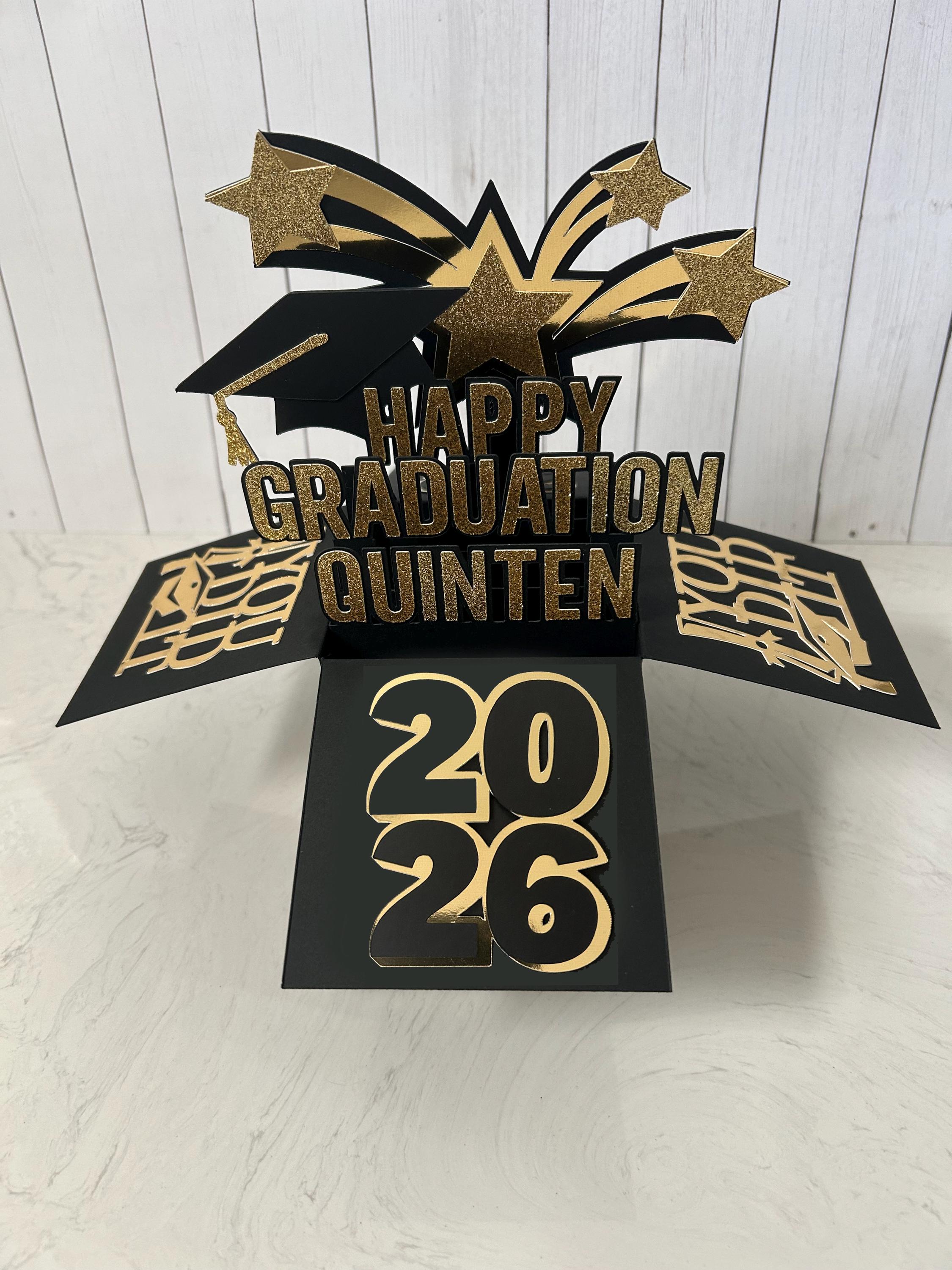 Handmade Graduation Pop up Card: Gift Card Holder - Etsy