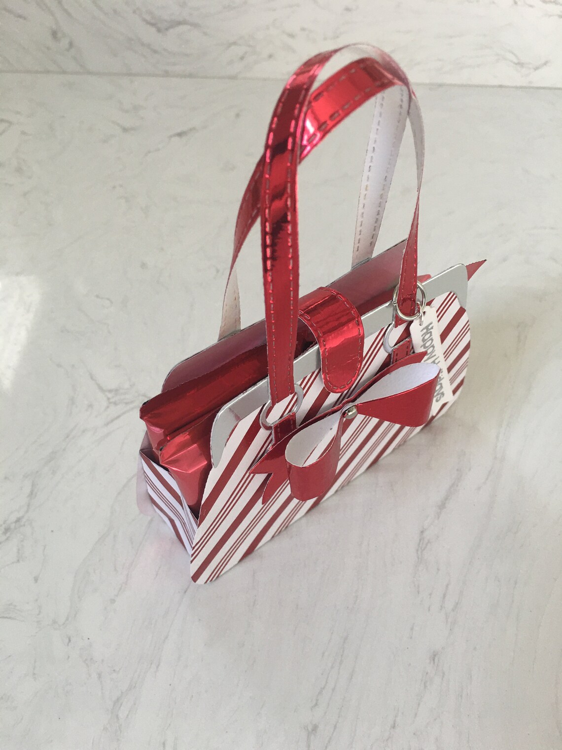 Handmade Paper Purse Gift Card Holder Holiday Gift Card Etsy