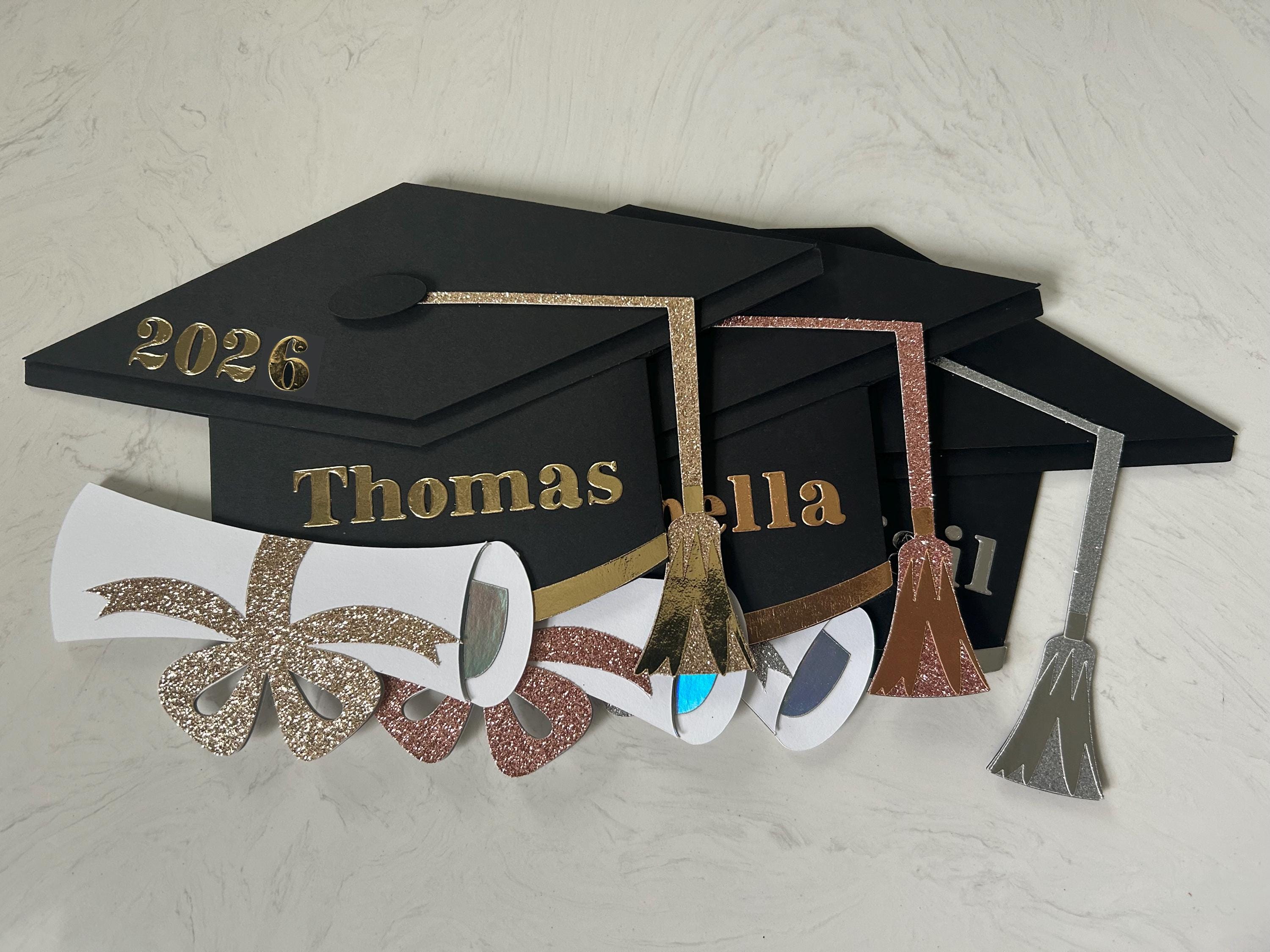 Graduation Cap Gift Card Holder, Class of 2026 Decoration