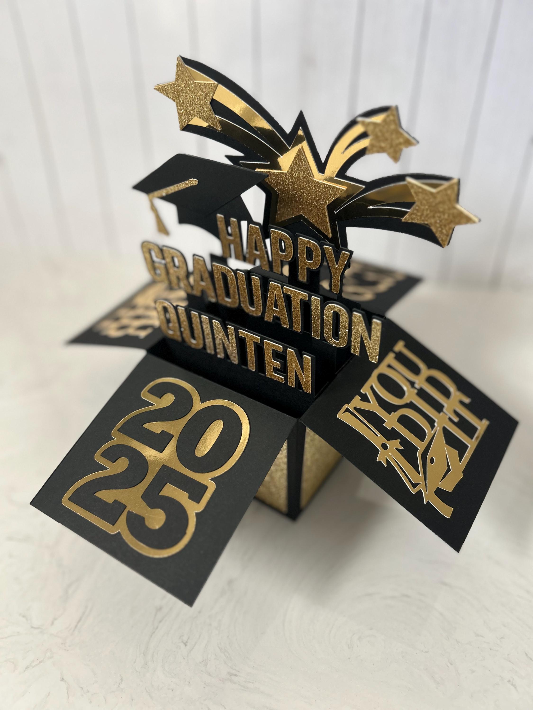 Handmade Graduation Pop up Card: Gift Card Holder - Etsy