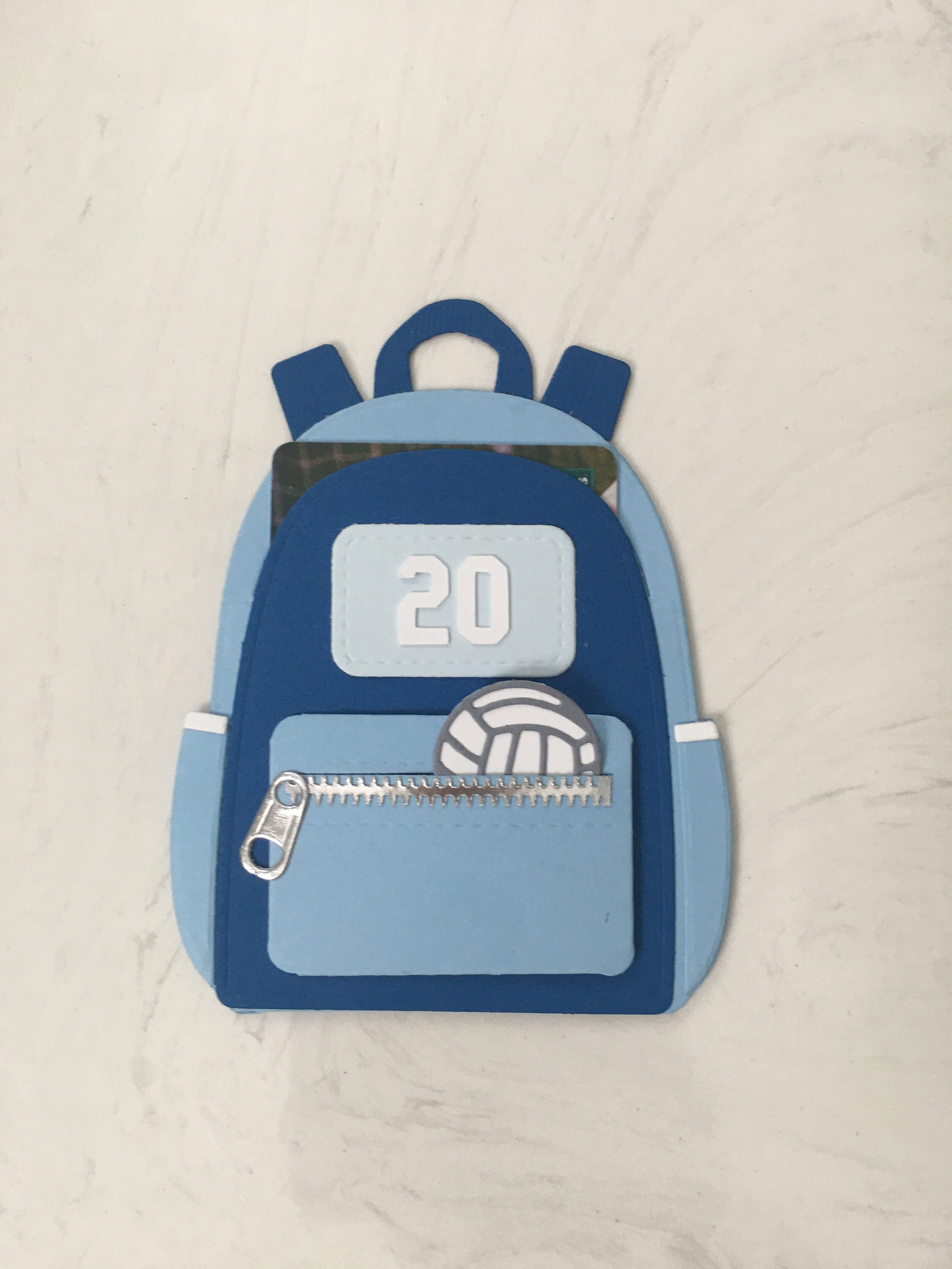 Handmade Sports Backpack Gift Card Holder: Sports Party Favor - Etsy