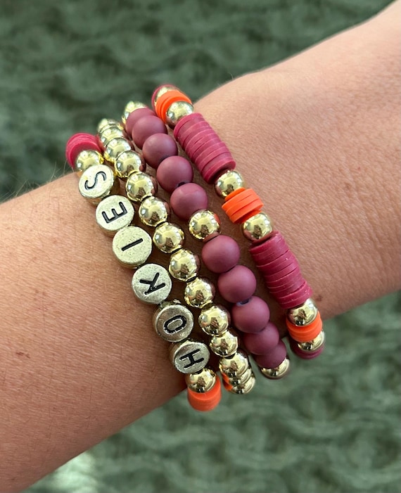 Virginia Tech inspired Bracelets