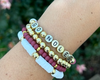 Florida State Seminoles Bracelet Stack