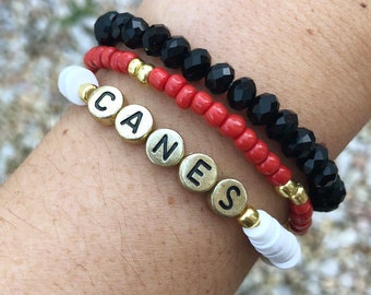 Carolina Hurricanes bracelet stack