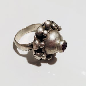 Größe 10 Antiker Kochi Ring, Tribalring, Silberring, Antiker Schmuck, Tribalschmuck, Silberschmuck,