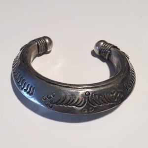 VintageRajasthani silver bracelet,Kuchi Jewellery,silver,Bracelet,Tribal Jewellery,Vintage Cuff,handmade,collectible cuff,Afghan Kuchi Tribe