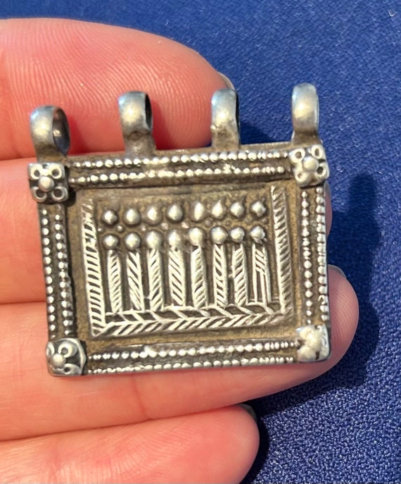 Antique silver Seven sisters  goddess pendant - Si