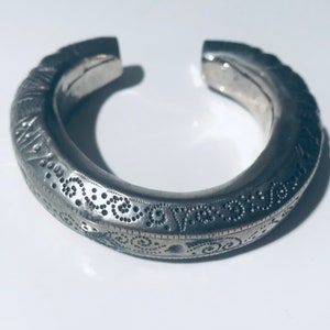 Antique silver Kochi tribe bracelet- silver bracelet- antique bracelet- Ethnic bracelet- one of a kind bracelet- tribal bracelet.