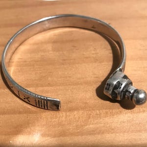 Antique silver Kochi tribe bracelet- silver bracelet- antique bracelet- Ethnic bracelet- one of a kind bracelet- tribal bracelet