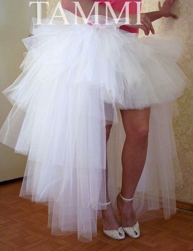 tutu skirt with train