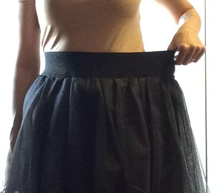 burgundy tulle maxi skirt
