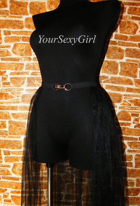 Black tulle tail skirt cheap