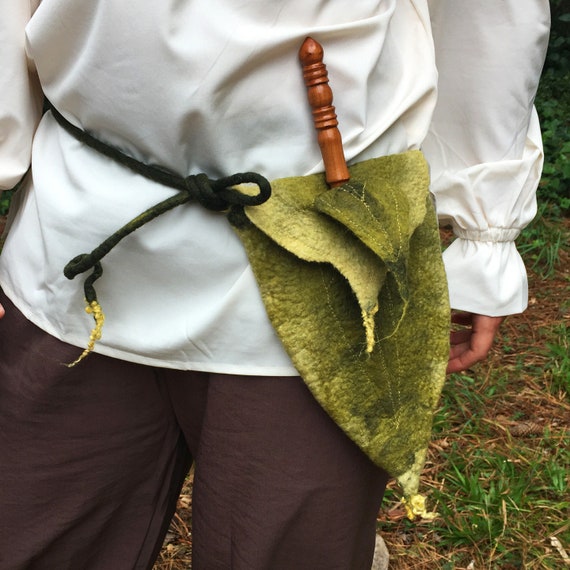 Hand felted Leaf Wool Bag Hand felted Leaf Wool Bag