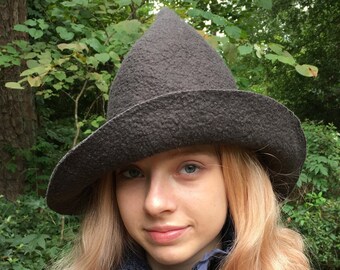 Bard Hat Brimmed Hat Wool Felt Hat 