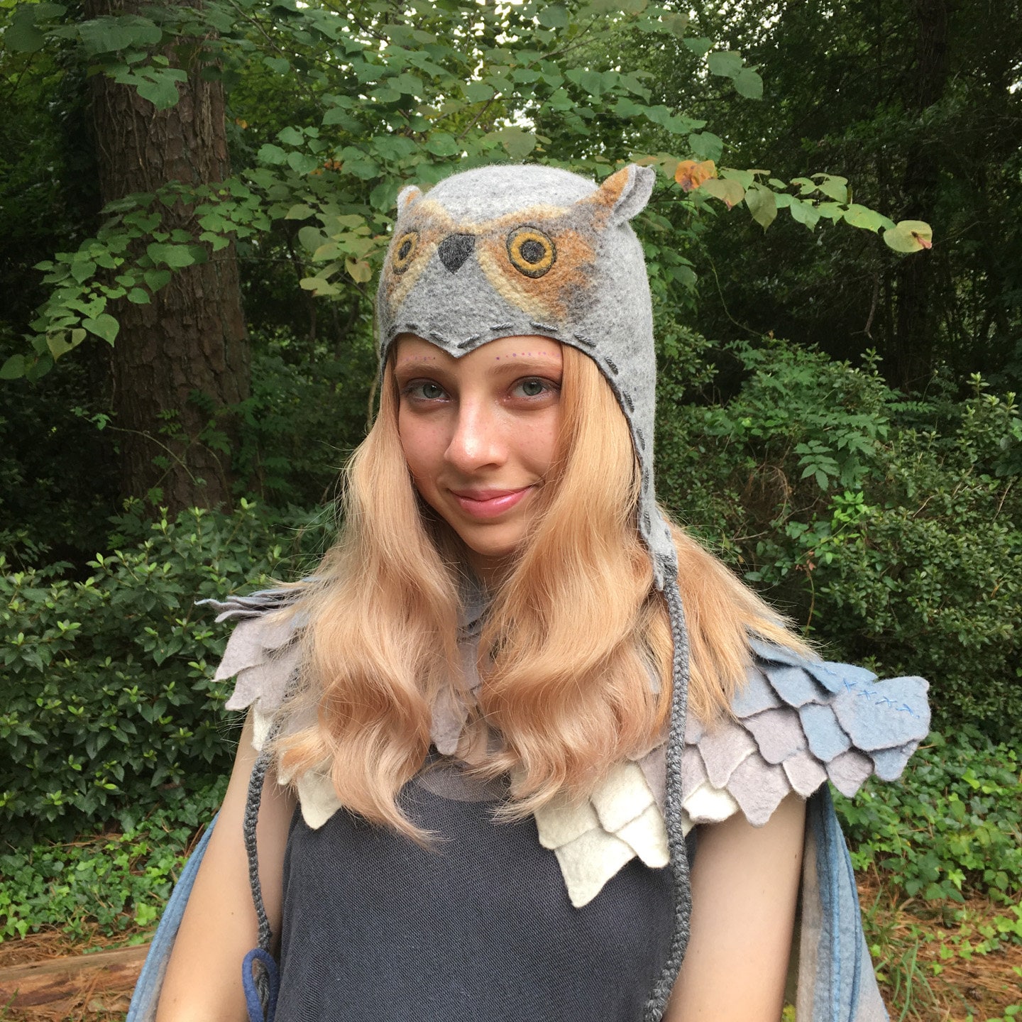 Whimsical Owl Adult Hat Owl Hat Adult - Etsy main image 3