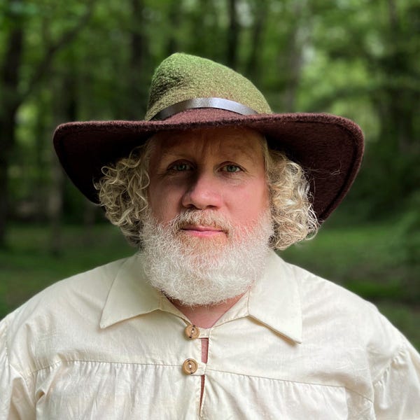 Wide Brimmed Bard Hat - The Traveler - Hand Felted Merino Wool