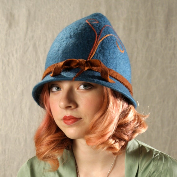 Cappello strega in stile pan di zucchero verde acqua scuro con | Etsy Italia