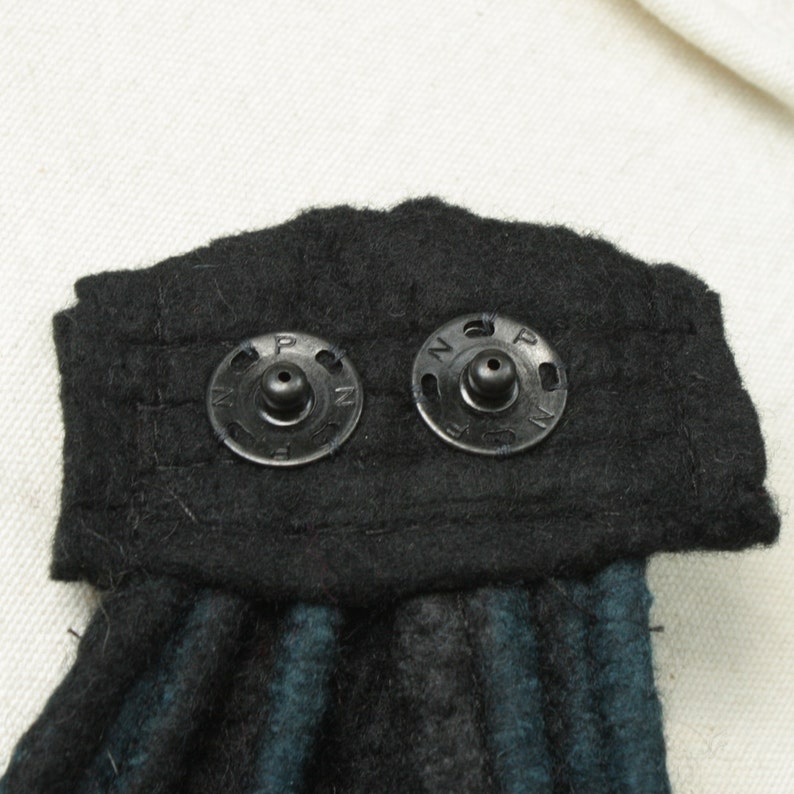 Black Dragon Wings - Hand Felted Merino Wool Wings - Wings Only image 7