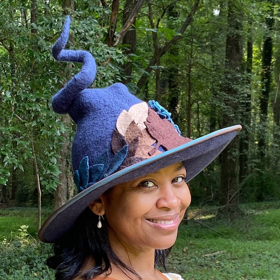 Felted witch hat deals