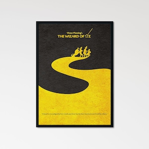 The Wizard of Oz Minimalist Alternative Movie Print & Poster