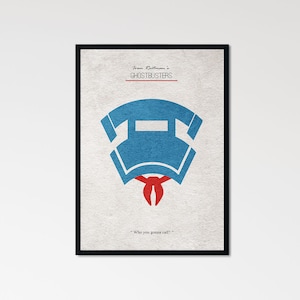 Ghostbusters Alternative Minimalist Movie Poster & Print