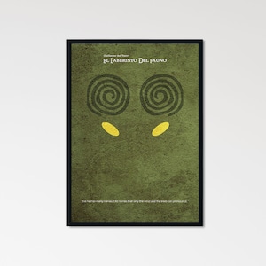 Pan&#39;s Labyrinth - El laberinto del fauno Minimalist Alternative Movie Print & Poster